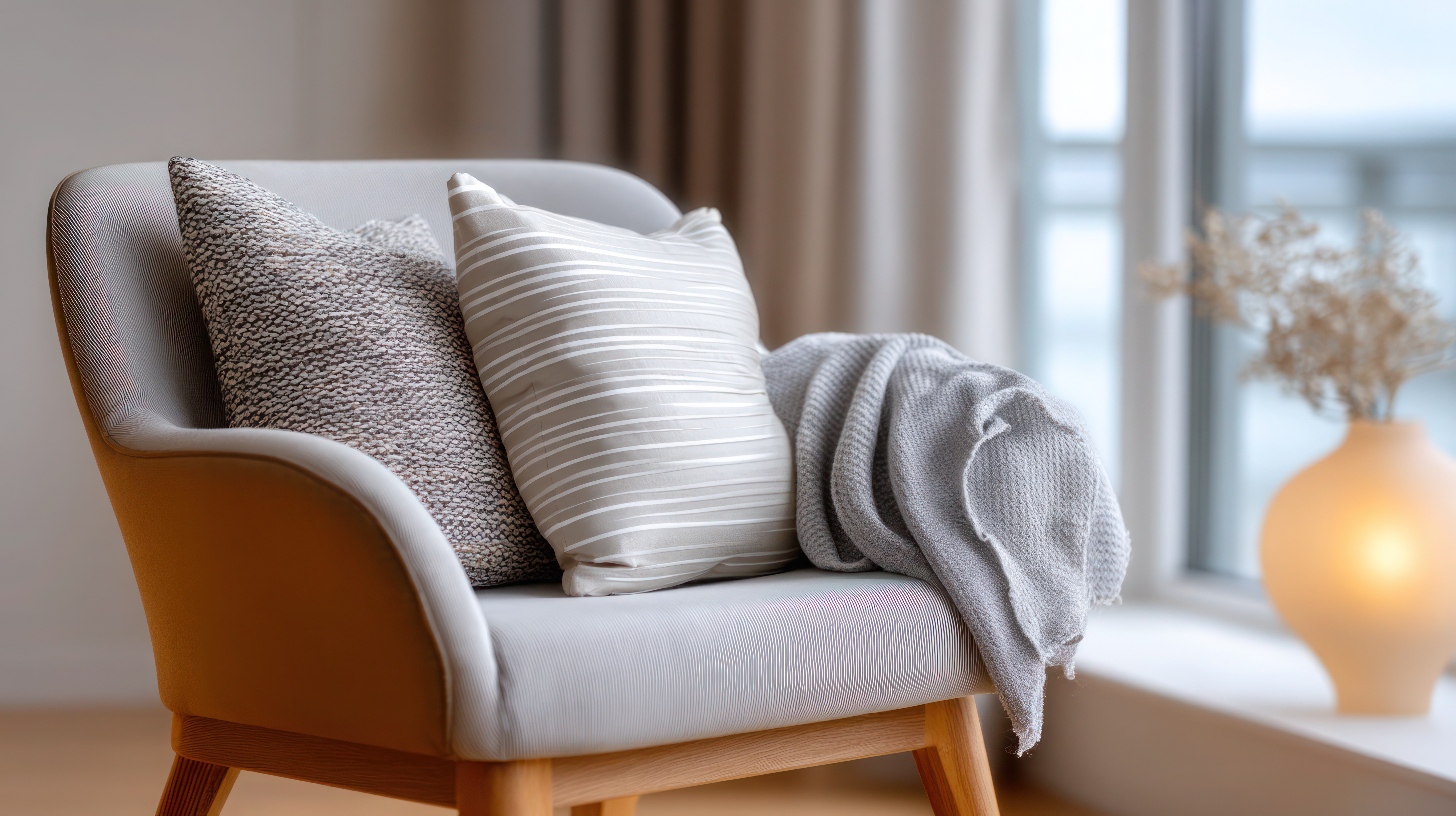 Calm and comfortable therapy armchair